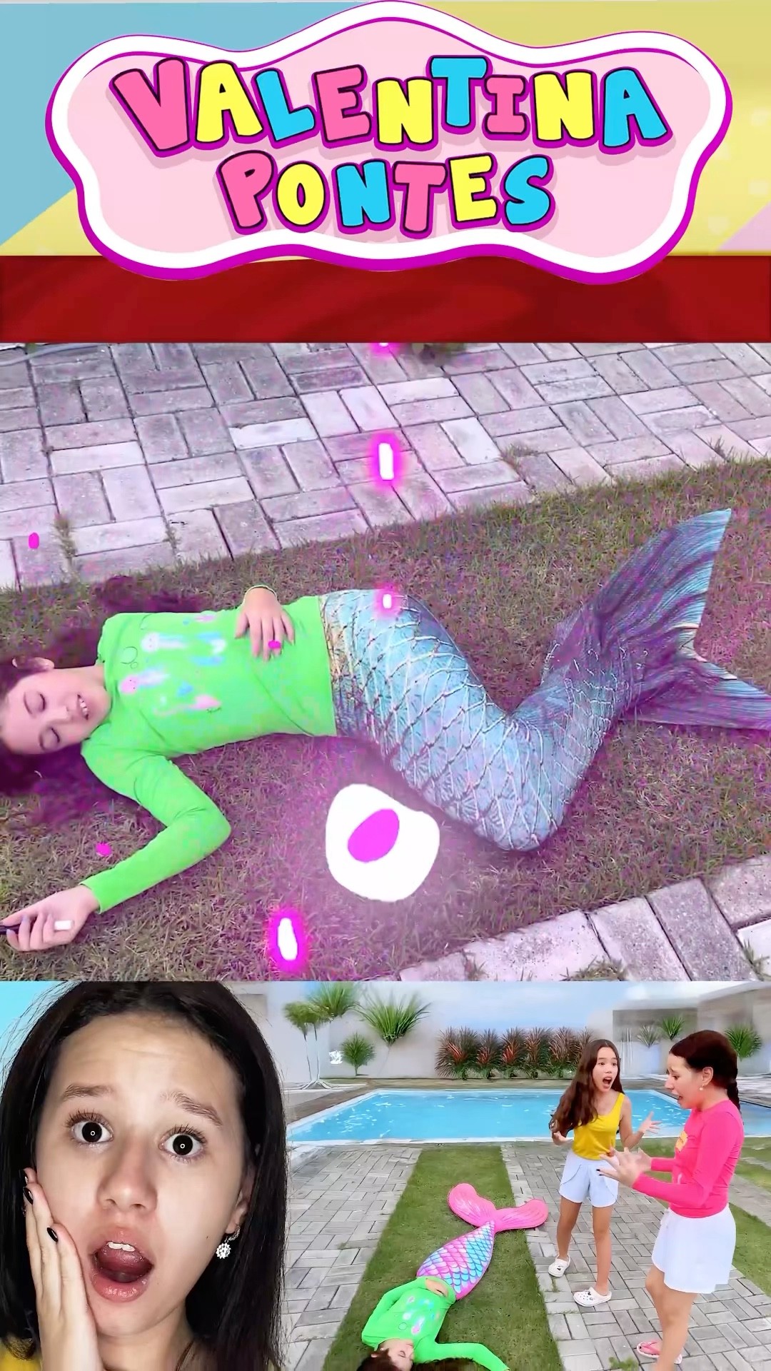 Valentina and her friends TURNED into mermaids
