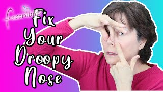 How to Fix a Droopy Nose | Facerobics Facial Exercises