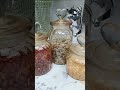 Glass Jar for Home, Dining Room, Living Room, Kitchen - Food Storage Jar, Sugar Jar, Candy Jar,