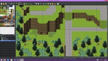 RPG Maker MV - Mapping a Mountain Village - Commentated