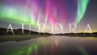 AURORA   northern lights 4K timelapse compilation & relaxation