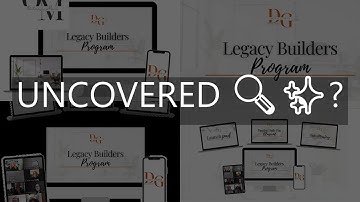 legacy builders program review  shocking discovery