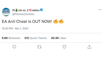 Everything You Need To Know About The EA Anti Cheat In PvZ GW2