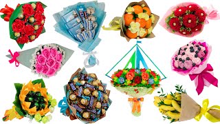 11 идей букетов в школу на 1 сентября своими руками.  Handmade Buket7ruTV видео