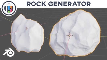 A Quick Look at the Rock Generator Addon in Blender 2.8