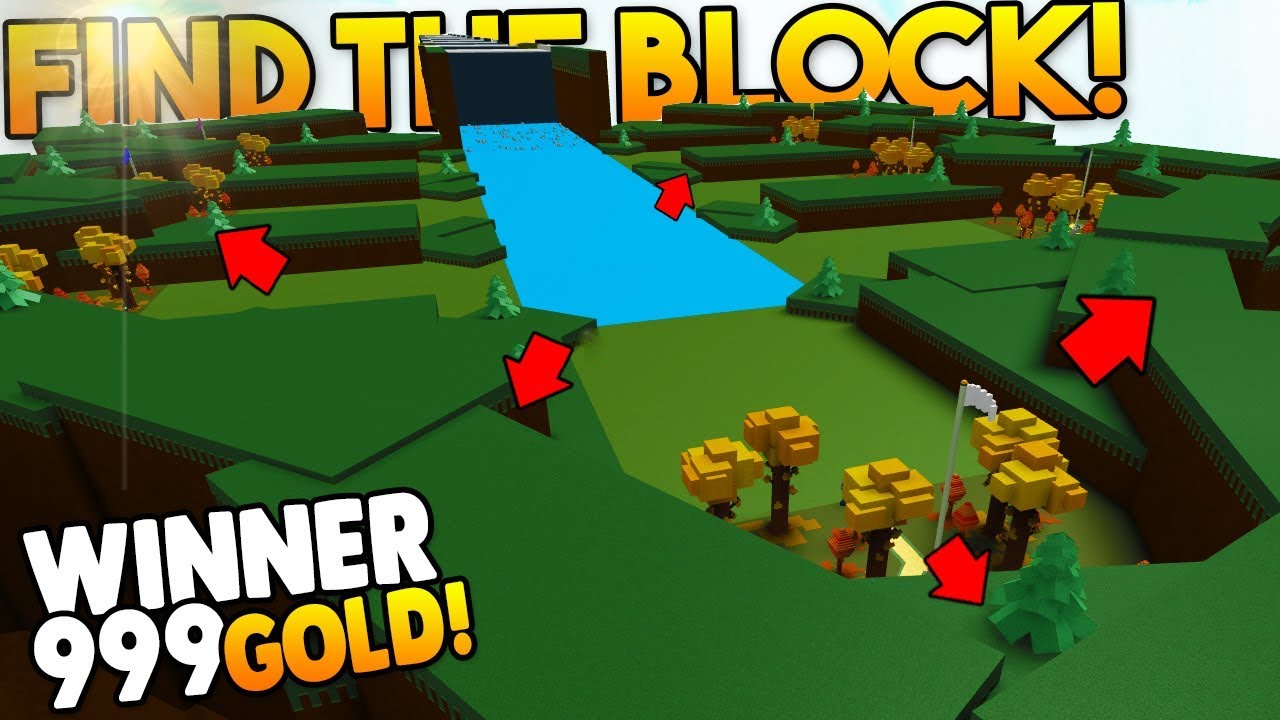 find the hidden block and win gold! build a boat for
