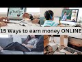 15 ways to earn money online  simple  aesthetic ideas in 2024  onlineearning   businessideas