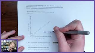 Interpret Features of a Proportional Graph