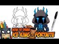 How to Draw Fortnite | Ice King | Step-by-Step