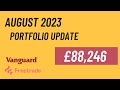 Freetrade &amp; Vanguard UK Portfolio Update | August 2023