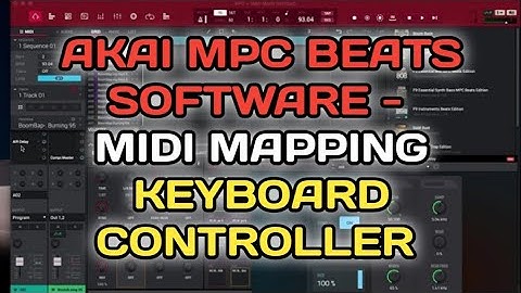 MPC Software Tutorial - Midi Mapping Keyboard Controller