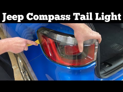 2018 - 2021 Jeep Compass Tail Light Removal - How To Remove & Change Brake Reverse Light Taillight