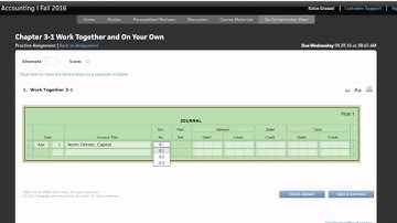 Work Together 3-1 Journalizing Transactions