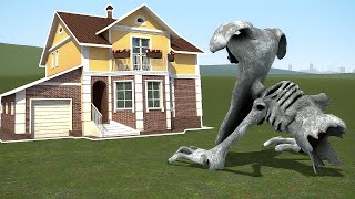 CURSED DOGDAY VS HOUSES - Poppy Playtime Chapter 3 In Garry's Mod!