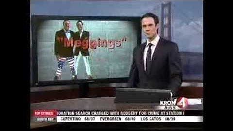 Gary Radnich and Grant Lodes rock meggings on KRON-4
