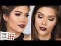 BURGUNDY MAKEUP TUTORIAL ft. Kyshadow Burgundy Palette | Katerina Williams