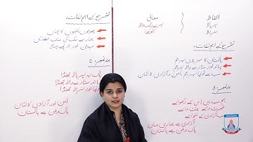 Class 5 - Urdu - Lecture 24 - Pak Watan Hai Pakistan - Alfaz/ Mani - Tashrh Kay Nukat Allied Schools