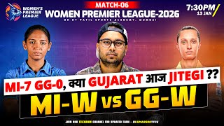 MI W VS GG W | MUM VS GUJ DREAM11 Todays match Dream TEAM Prediction | 06TH  Match WPL 2026 screenshot 2