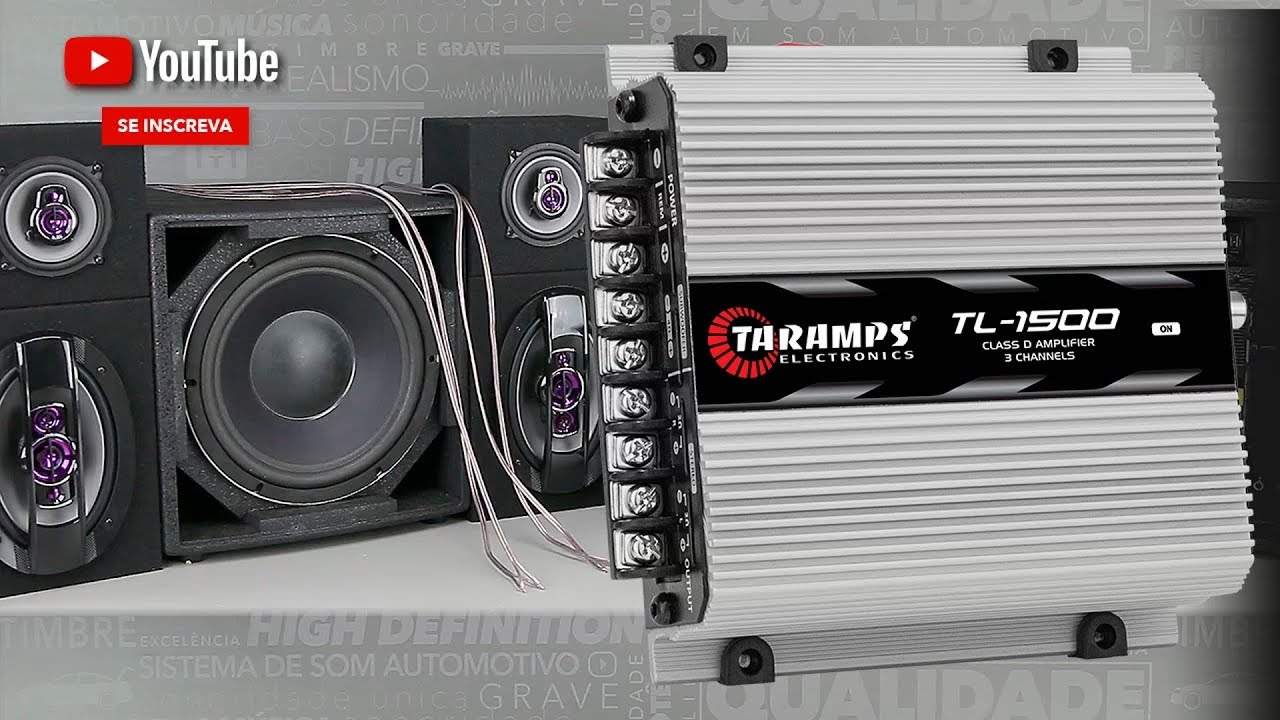 Módulo amplificador taramps 390 watts - TL1500 tocando (English/CC)