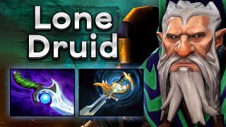 Лон Друид в грамотных руках это сила! - Quinn Lone Druid 7.34 DOTA 2