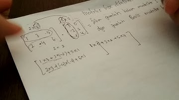 Perkalian Matriks 2x3 dan 3x2 (part 2)