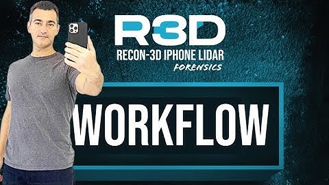 Recon 3D Workflow | 3D iphone Lidar Scanner | Accident Reconstruction | Forensics | 3D Model