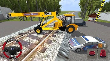 Temple Map Mod in JCB CRANE MOD FOR BUSSID - Bus Game - Bus Simulator Indonesia Gameplay 😲🎧