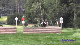 419XC Linda Culligan on Ma Belle Amie SR Novice Cross Country The Event at Rebecca Farm July 2015