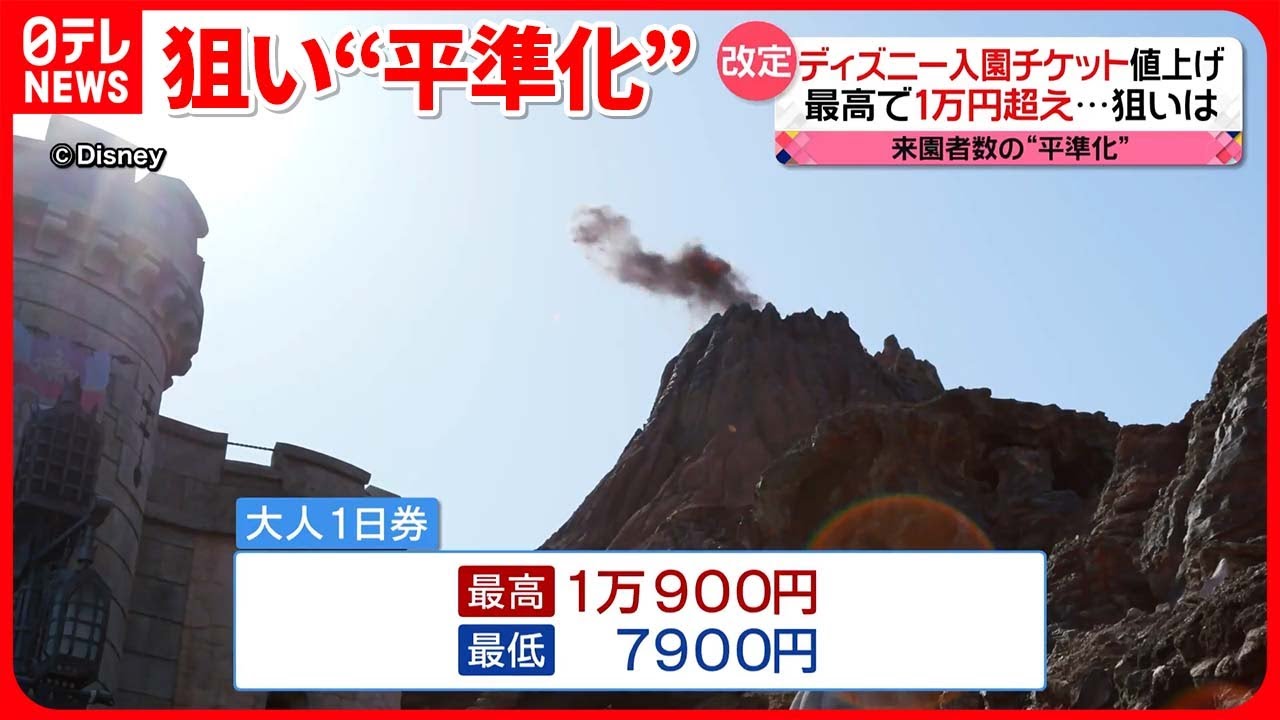 ディズニー】入園チケット値上げへ 観光庁は「平日限定」キャンペーン