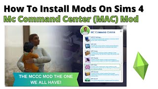 How To Install MC Command Center Mod For Sims 4  (MAC Version) | 2024