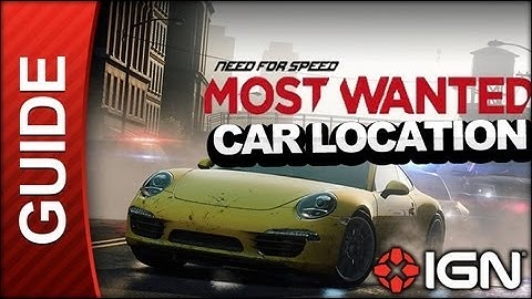 Need For Speed Most Wanted Walkthrough - Lamborghini Countach - Car Location