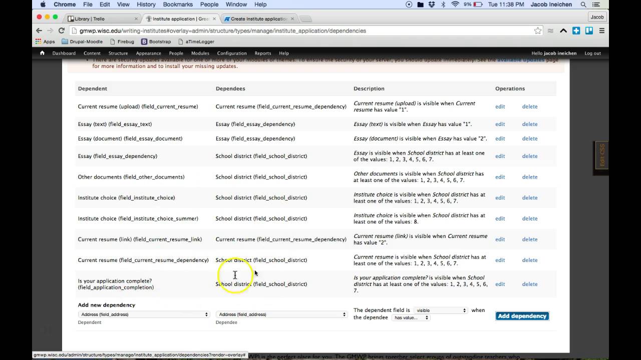 Editing a node creation page - YouTube