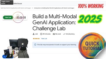 Build a Multi-Modal GenAI Application: Challenge Lab [2025] | bb-ide-genai-004 | #qwiklabs