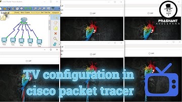 TV configuration in Cisco packet tracer by || Prashant Ardeshana ||