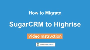 How to Import SugarCRM to Highrise Automatically