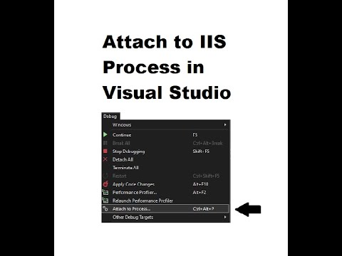 Attach to IIS Process in Visual Studio