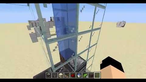 Minecraft 1.14 simple item elevator tutorial
