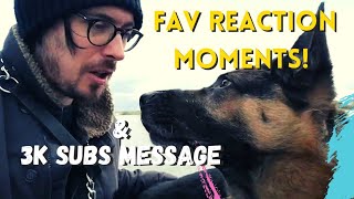 My Favourite REACTION Moments So Far / 3K sub message