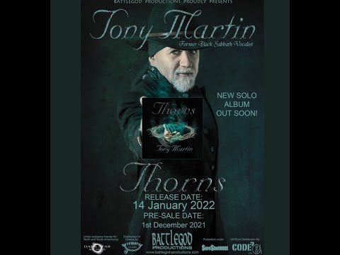 ex-BLACK SABBATH vocalist Tony Martin new solo album "Thorns" details released!