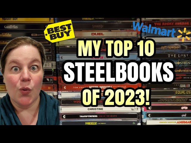 Top 10 4K Steelbooks of 2023! 