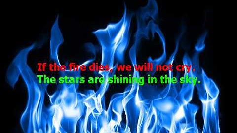 Arum Dem Fayer  (Around the fire). Jewish folk song. English translation