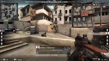 CS:GO COMP 1v4 Clutch on de_dust2