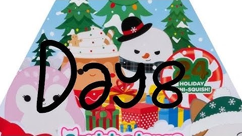 (PG) T.E.A.M Studios Squishmallows Squish-a-longs Advent Calendar Daily Unboxings Day 8