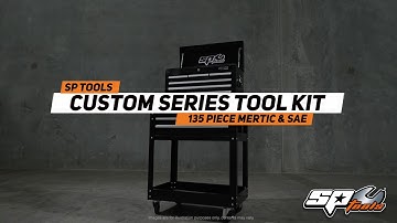 SP TOOLS | SP50111 - CUSTOM SERIES TOOL KIT - 135PC METRIC/SAE