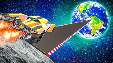 Jumping MOON RAMP With WORLD