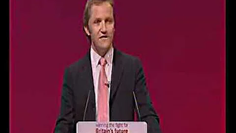 James Purnell speaks to Conference.