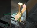 Fixing process of the hammer handle with nails