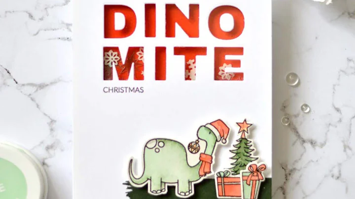 Holiday Shaker Card with Essentials by Ellen Dinom...