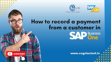 Recording Customer Payments in SAP Business One - Step-by-Step Guide