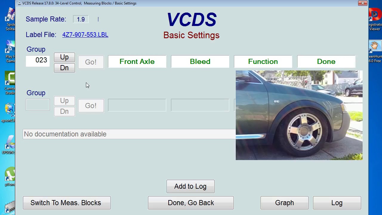 Using VCDS to bleed the air from Audi C5 Allroad suspension YouTube